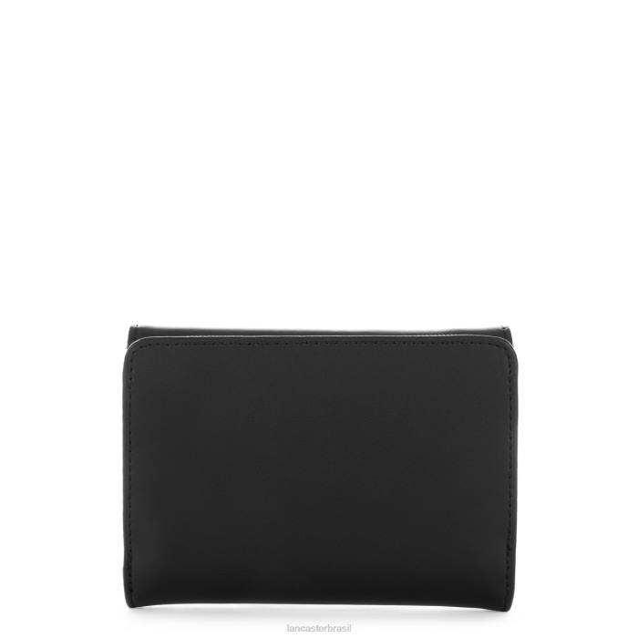 mulheres Lancaster Paris preto carteira costas com costas suave RBF4863