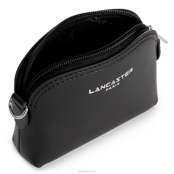 mulheres Lancaster Paris preto porta-moedas liso RBF4844
