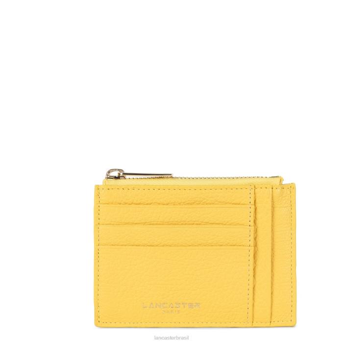 mulheres Lancaster Paris amarelo Duna porta-cartões RBF4819