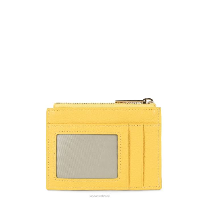 mulheres Lancaster Paris amarelo Duna porta-cartões RBF4819