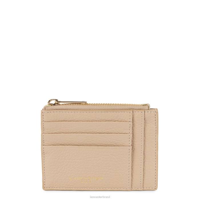 mulheres Lancaster Paris fonte bege Duna porta-cartões RBF4836