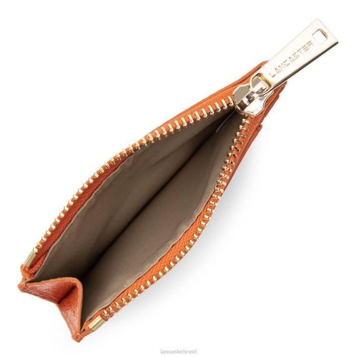 mulheres Lancaster Paris laranja Duna porta-cartões RBF4829