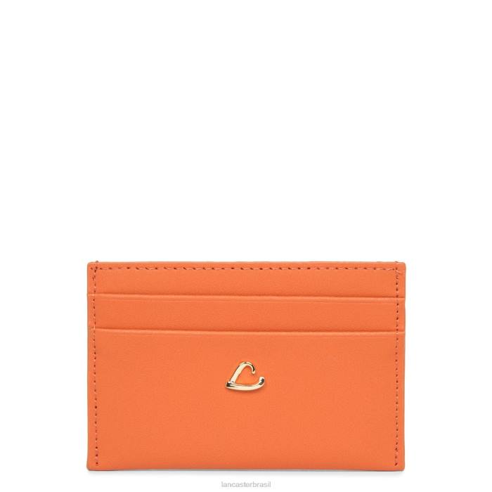 mulheres Lancaster Paris laranja titular do cartão cidade philos RBF44709