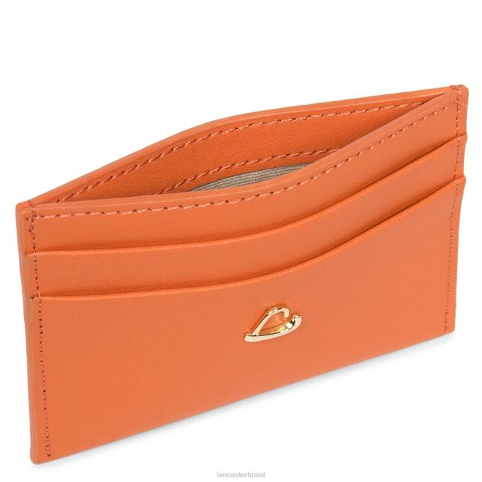 mulheres Lancaster Paris laranja titular do cartão cidade philos RBF44709