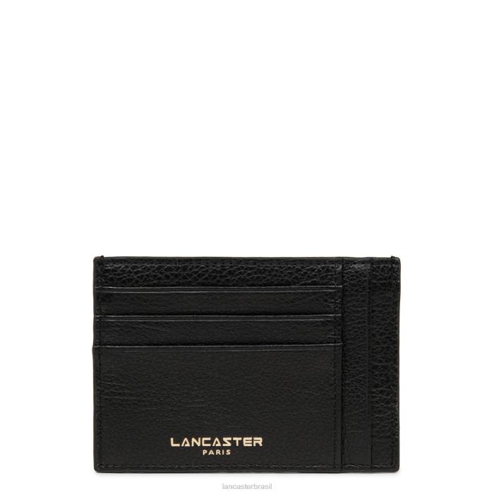 mulheres Lancaster Paris preto Duna porta-cartões RBF44732