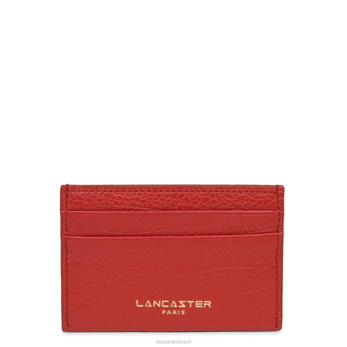 mulheres Lancaster Paris rouge Duna porta-cartões RBF44751