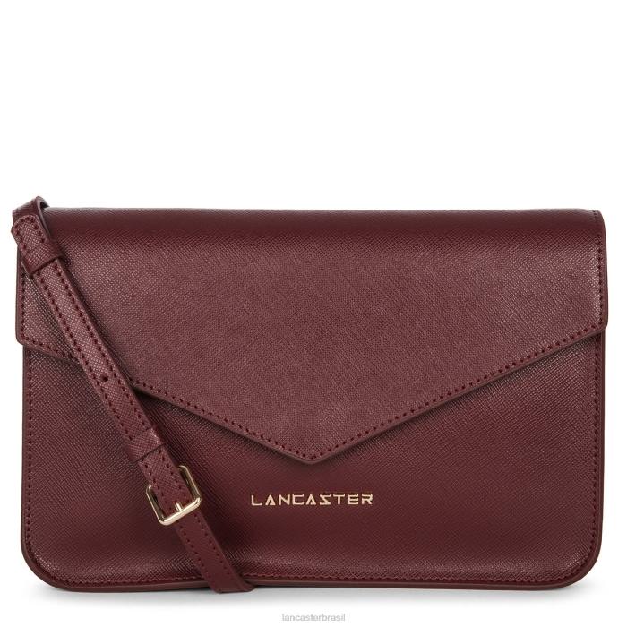 mulheres Lancaster Paris Bordéus bolsa crossbody assinatura saffiano RBF42116