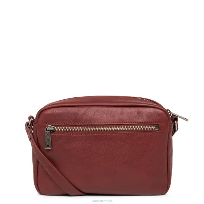 mulheres Lancaster Paris Bordéus bolsa crossbody macia vintage RBF42274