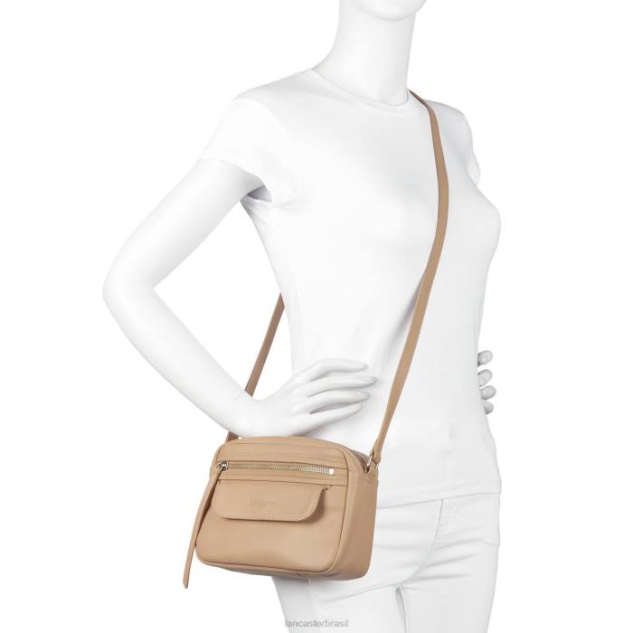 mulheres Lancaster Paris Bordéus bolsa crossbody macia vintage RBF42274