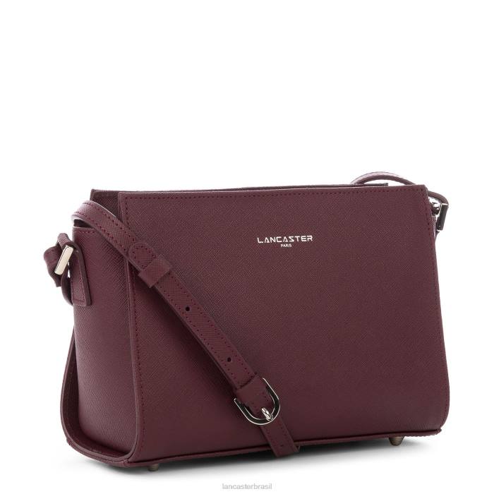 mulheres Lancaster Paris Bordéus bolsa crossbody saffiano intemporel RBF4805