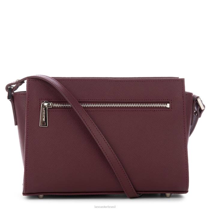 mulheres Lancaster Paris Bordéus bolsa crossbody saffiano intemporel RBF4805