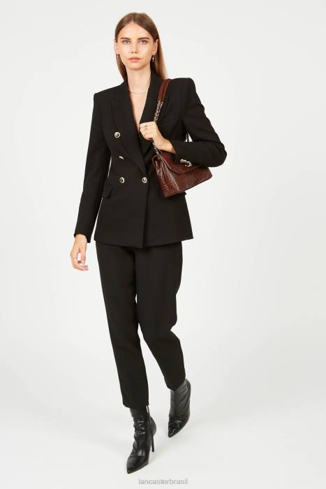 mulheres Lancaster Paris Chataigne bolsa crossbody exótica lezard & croco cn pah23 RBF41482