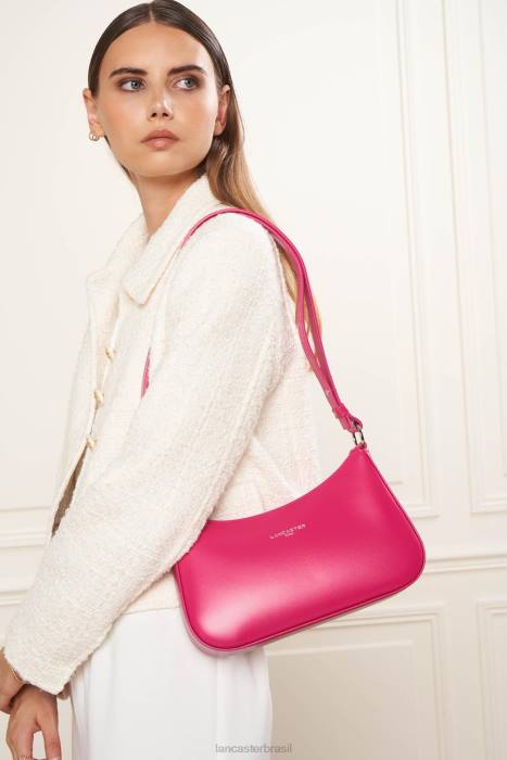 mulheres Lancaster Paris Fuxia bolsa crossbody suave ace RBF4384