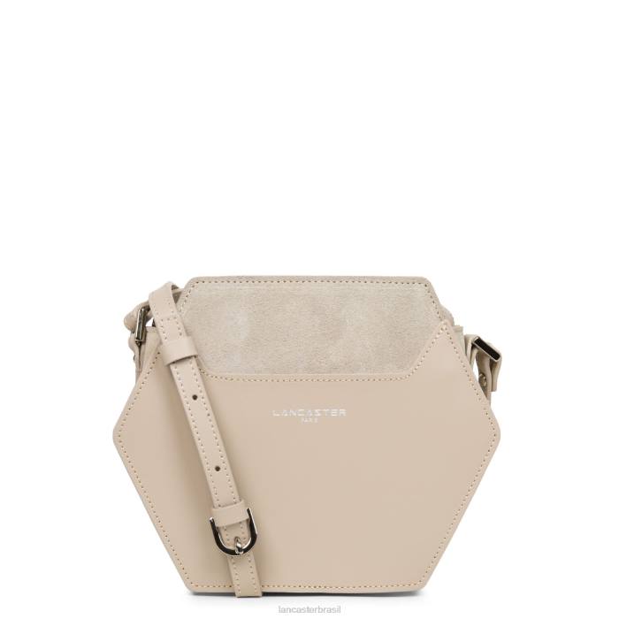 mulheres Lancaster Paris Galete Rosa bolsa crossbody pequena lisa ruche RBF42190