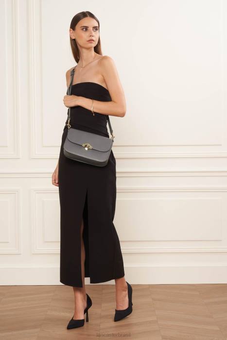 mulheres Lancaster Paris Gris Chaud bolsa crossbody paris medaille RBF42384