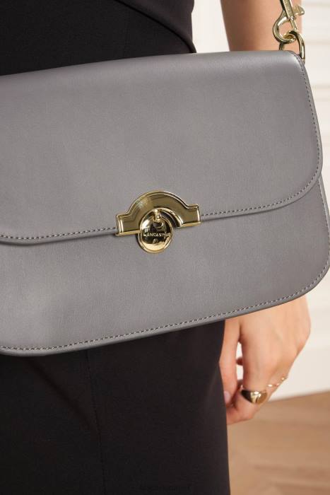 mulheres Lancaster Paris Gris Chaud bolsa crossbody paris medaille RBF42384