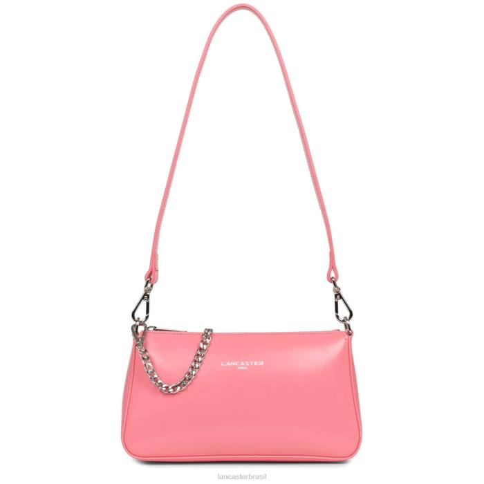 mulheres Lancaster Paris Rosa Fonce bolsa crossbody pequena suave mesmo RBF41634