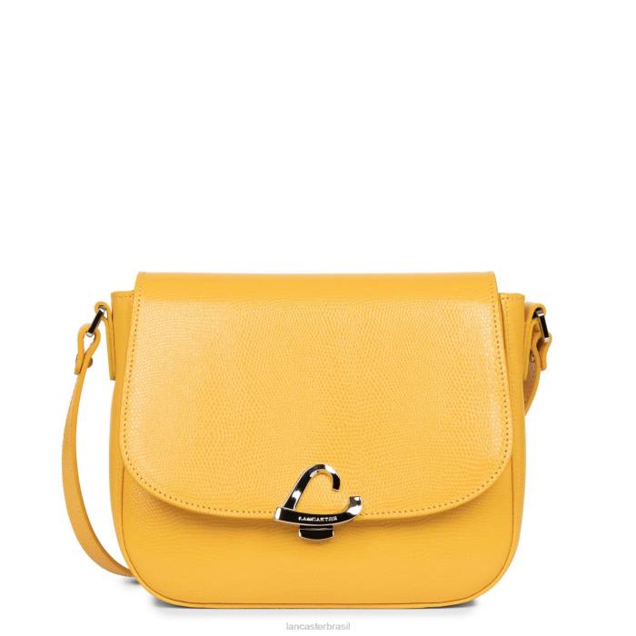 mulheres Lancaster Paris amarelo bolsa crossbody lucertola RBF42155