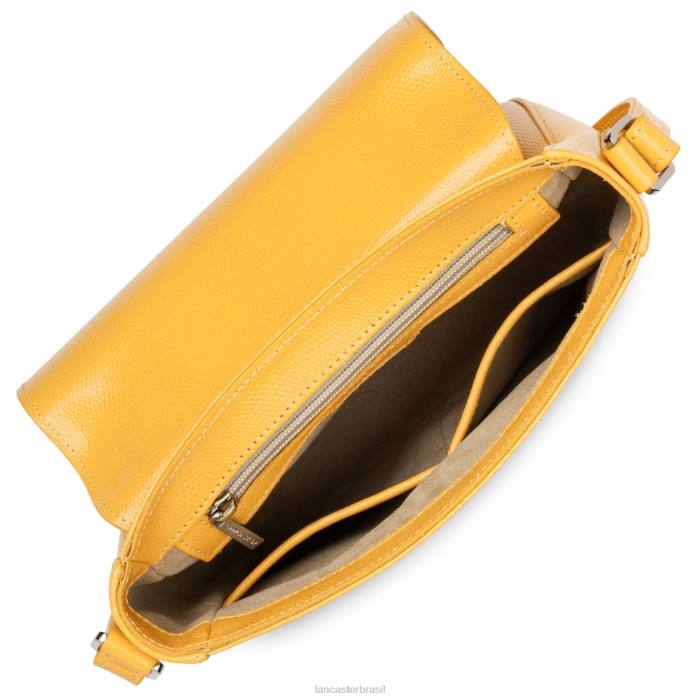 mulheres Lancaster Paris amarelo bolsa crossbody lucertola RBF42155