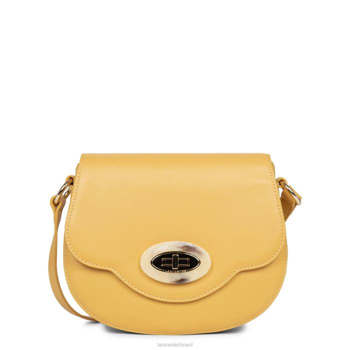 mulheres Lancaster Paris amarelo bolsa crossbody toque mármore RBF42067