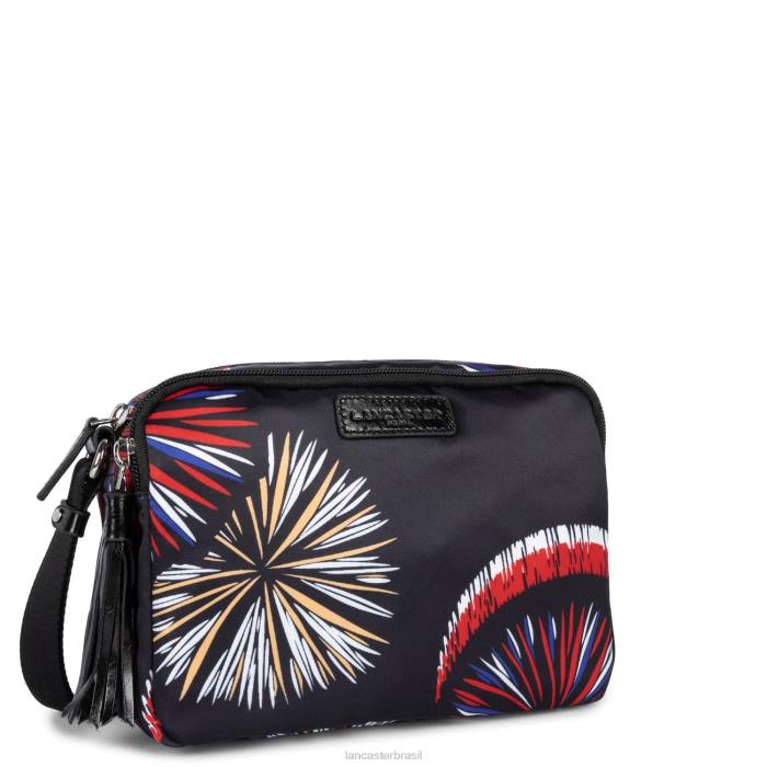 mulheres Lancaster Paris artifício bolsa crossbody pompom básica RBF41780