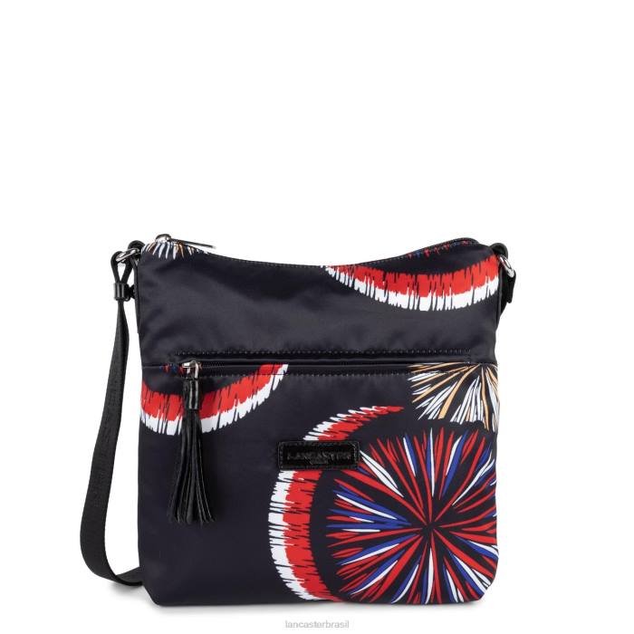 mulheres Lancaster Paris artifício bolsa crossbody pompom básica RBF42364