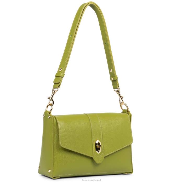 mulheres Lancaster Paris azeitona em aipo m bolsa crossbody foulonne dupla RBF41455