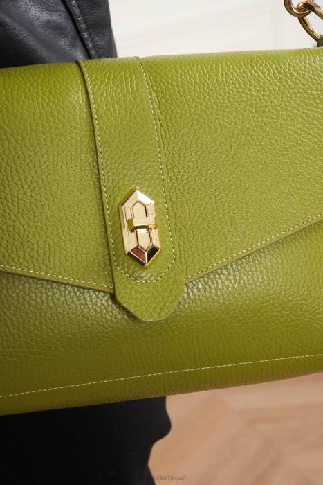 mulheres Lancaster Paris azeitona em aipo m bolsa crossbody foulonne dupla RBF41455