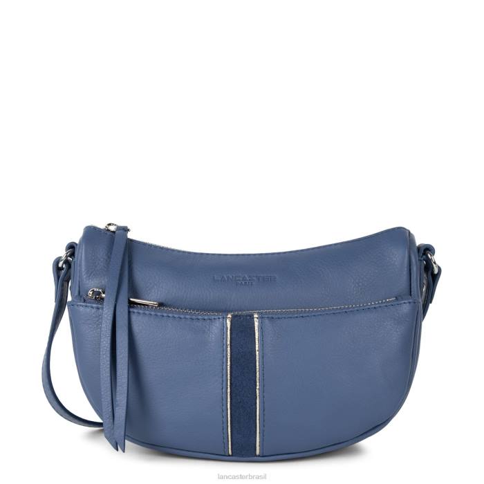 mulheres Lancaster Paris azul bolsa crossbody pequena melodia suave RBF41962