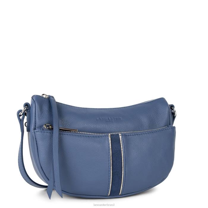 mulheres Lancaster Paris azul bolsa crossbody pequena melodia suave RBF41962