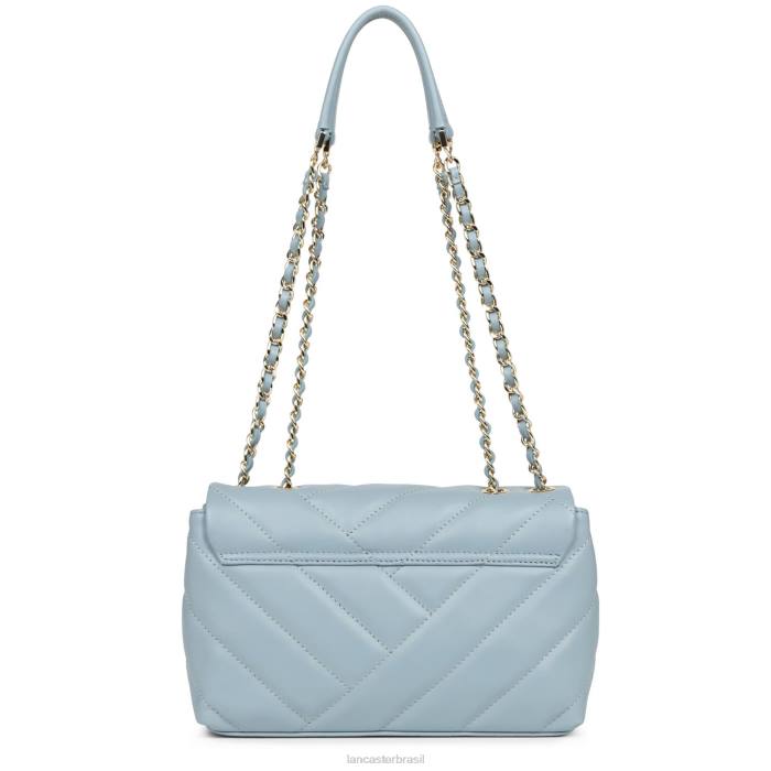 mulheres Lancaster Paris azul cendre bolsa crossbody m matelassê macio RBF42138