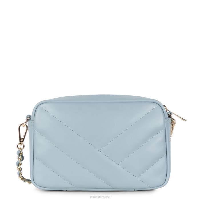 mulheres Lancaster Paris azul cendre bolsa crossbody matelassê macio RBF41593