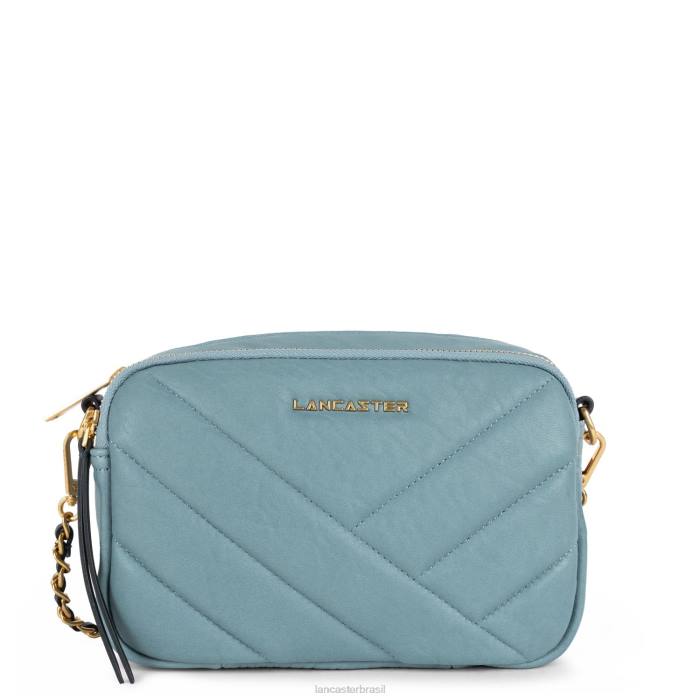 mulheres Lancaster Paris azul cendre bolsa crossbody pequena matelassê selvagem RBF42010