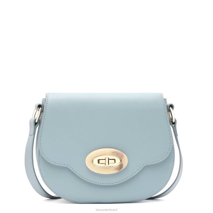 mulheres Lancaster Paris azul cendre bolsa crossbody toque mármore RBF42068