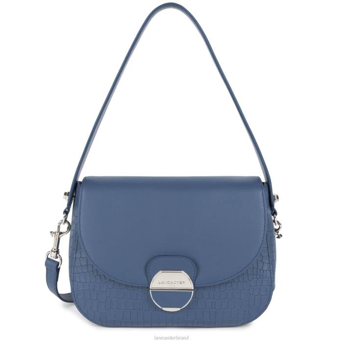 mulheres Lancaster Paris azul croco bolsa tiracolo pia RBF41768