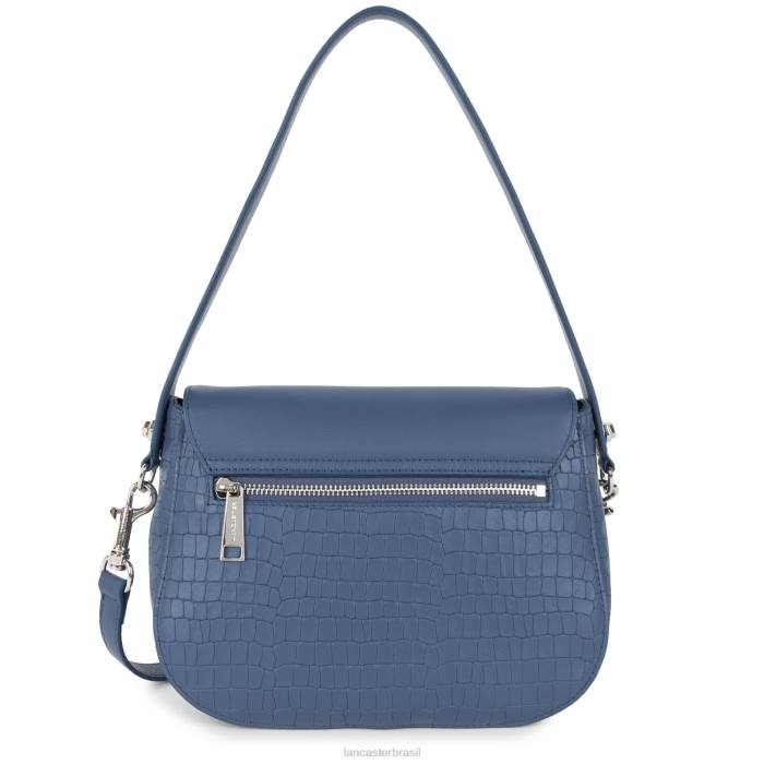 mulheres Lancaster Paris azul croco bolsa tiracolo pia RBF41768