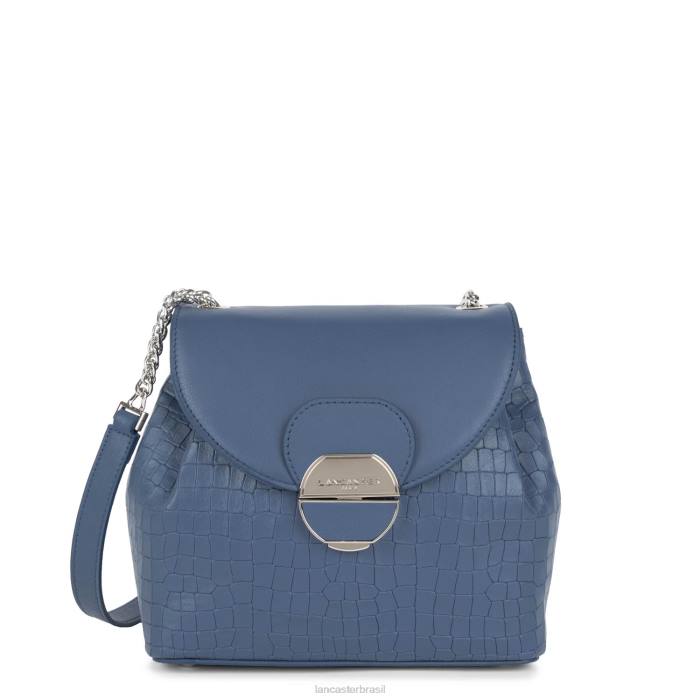 mulheres Lancaster Paris azul croco bolsa tiracolo pia RBF4550