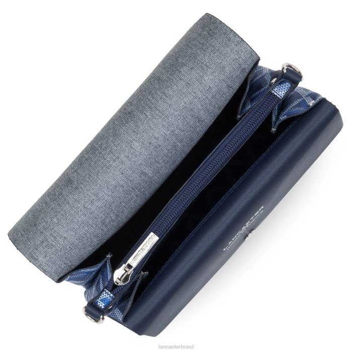 mulheres Lancaster Paris azul elétrico ícone de bolsa crossbody RBF42057