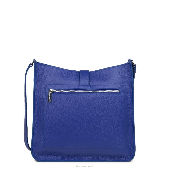 mulheres Lancaster Paris azul elétrico-in-vert bolsa crossbody grande foulonne gancho duplo RBF41548