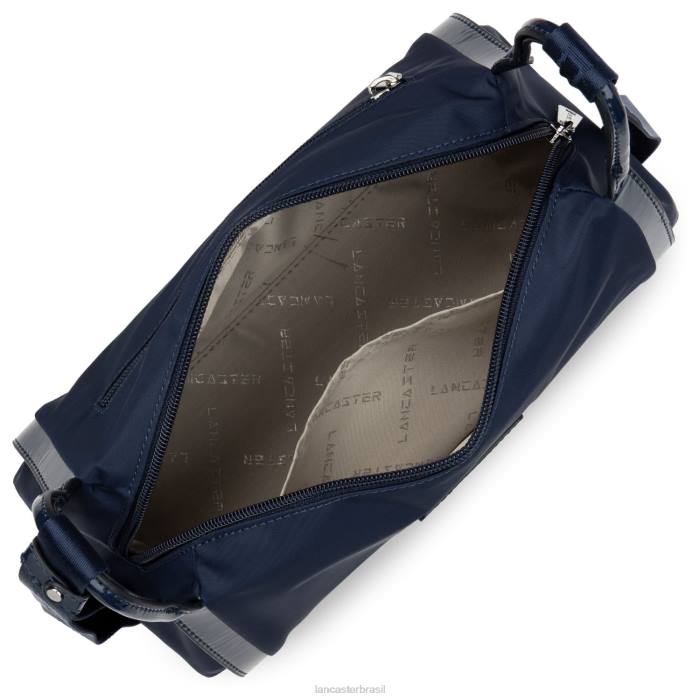 mulheres Lancaster Paris azul fonce bolsa crossbody básica verni RBF42334