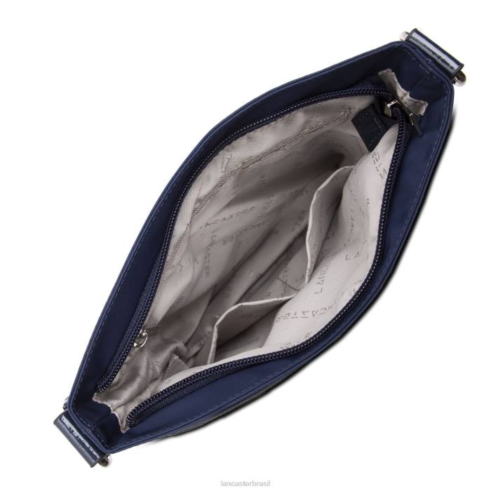 mulheres Lancaster Paris azul fonce bolsa crossbody básica verni RBF42368