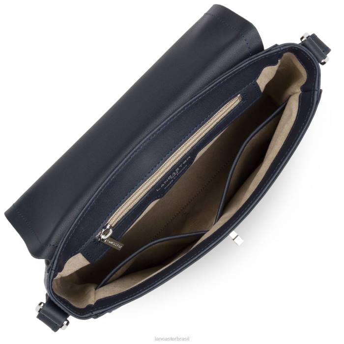 mulheres Lancaster Paris azul fonce bolsa crossbody city mae RBF42258