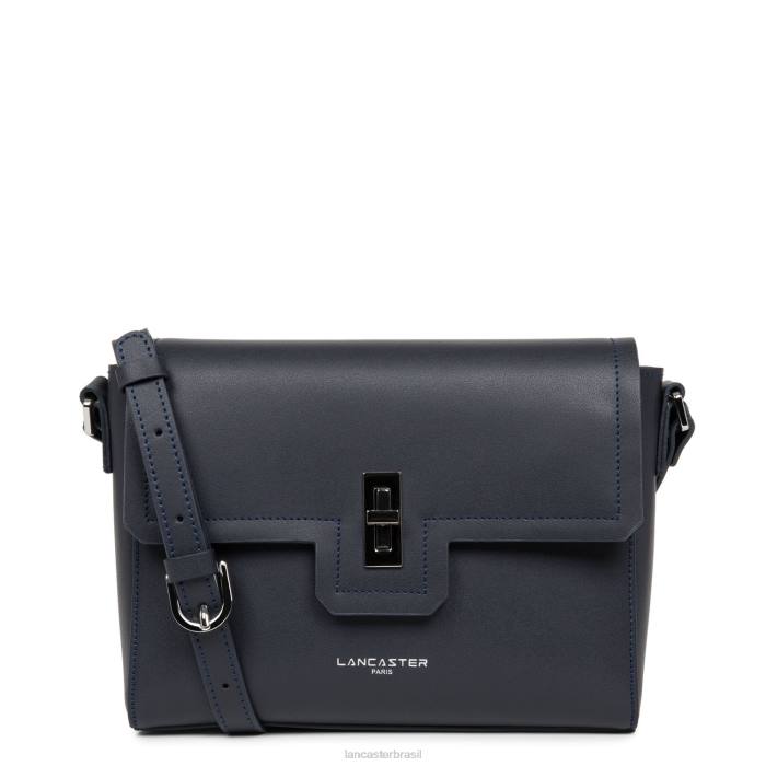 mulheres Lancaster Paris azul fonce bolsa crossbody city mae RBF42258