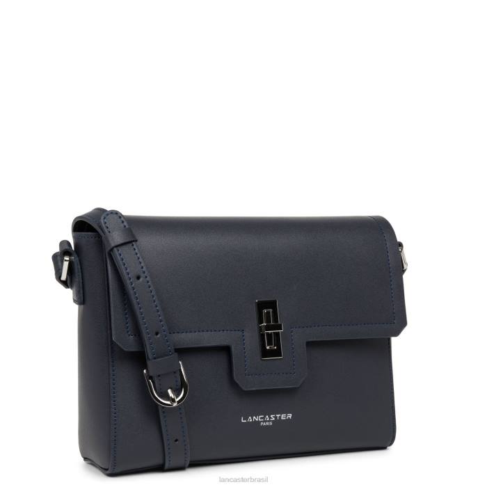 mulheres Lancaster Paris azul fonce bolsa crossbody city mae RBF42258
