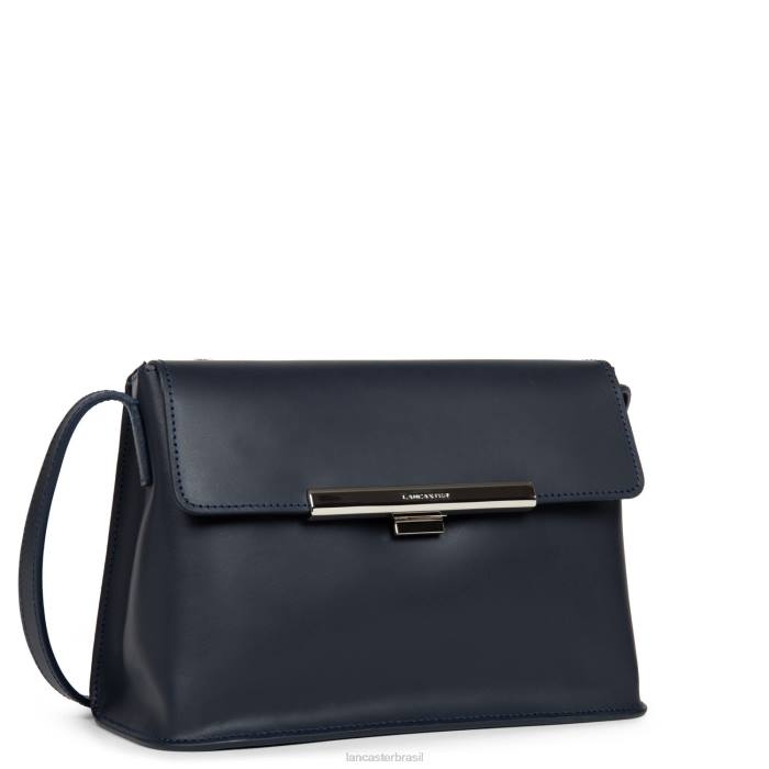 mulheres Lancaster Paris azul fonce bolsa crossbody lírio liso RBF42306