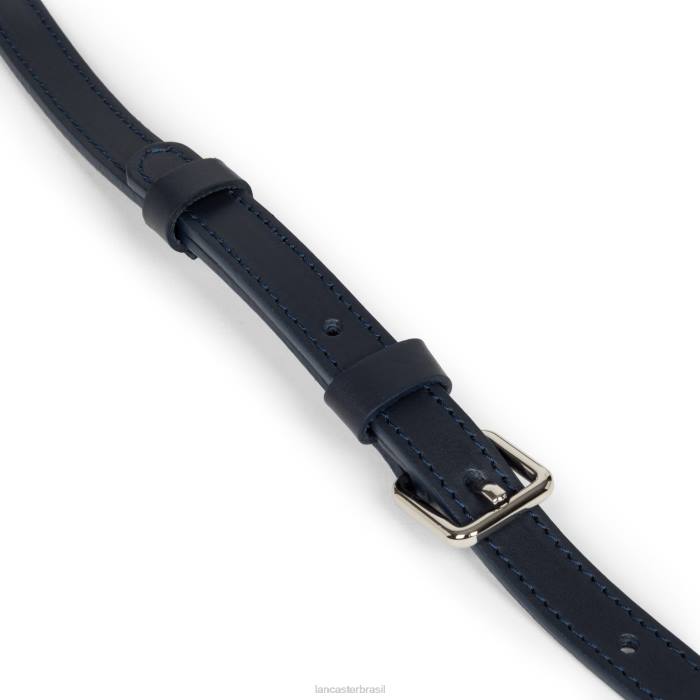 mulheres Lancaster Paris azul fonce bolsa crossbody lírio liso RBF42306