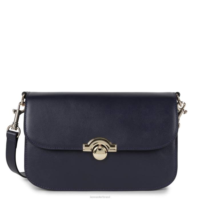 mulheres Lancaster Paris azul fonce bolsa crossbody paris medaille RBF42380