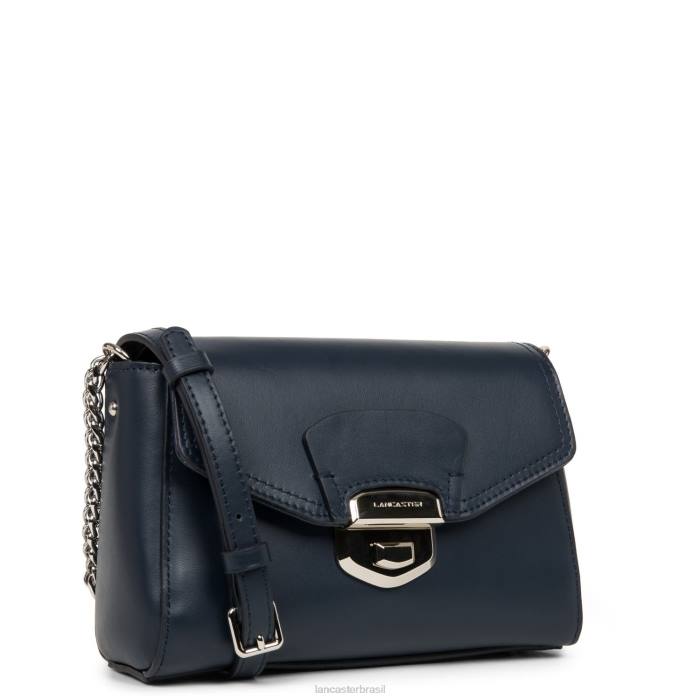 mulheres Lancaster Paris azul fonce bolsa crossbody parisienne sophia RBF42351