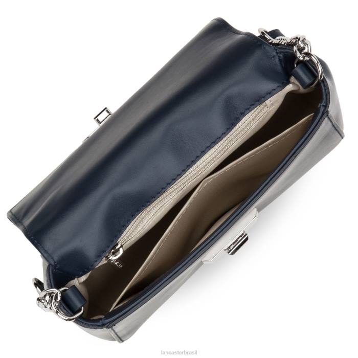 mulheres Lancaster Paris azul fonce bolsa crossbody parisienne sophia RBF42351