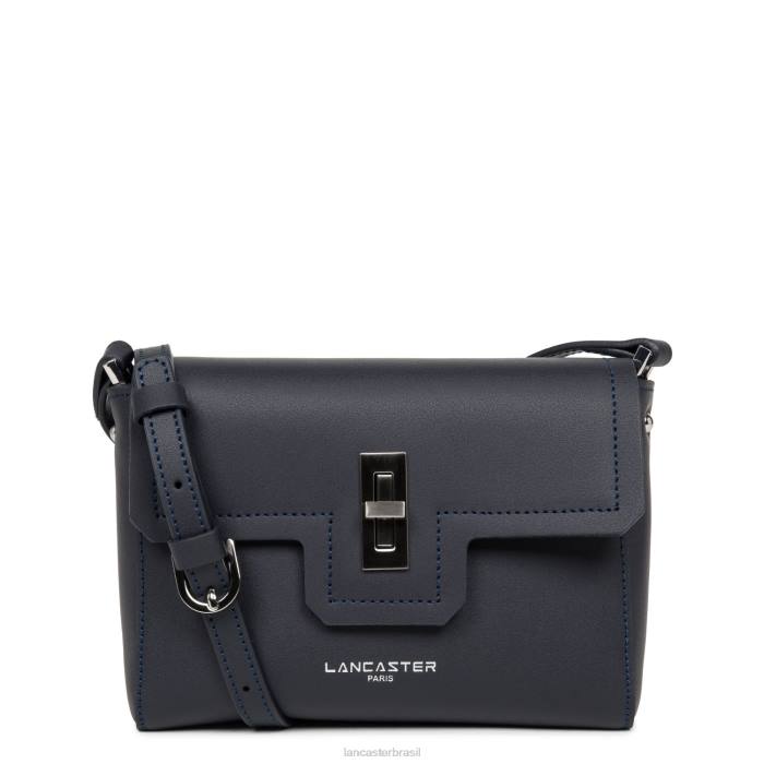 mulheres Lancaster Paris azul fonce bolsa crossbody pequena city mae RBF42242